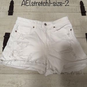 White AE shorts , very cute . Has stretch